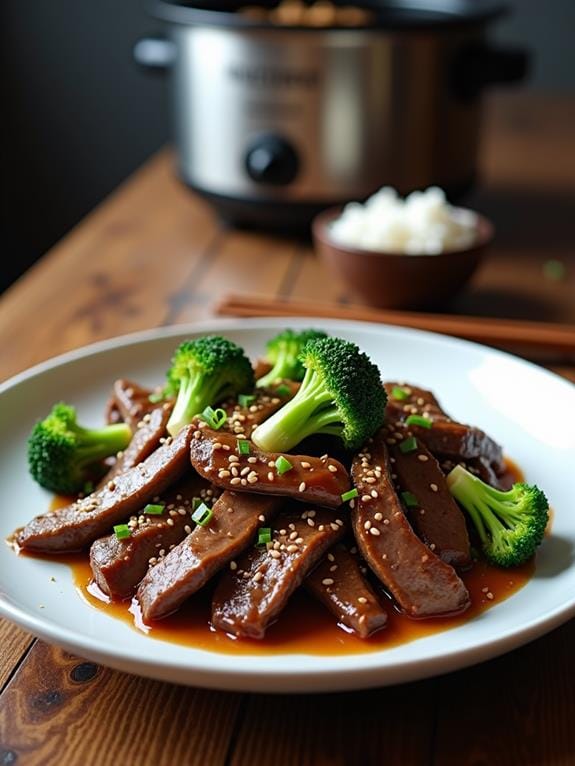 Slow Cooker Beef and Broccoli
